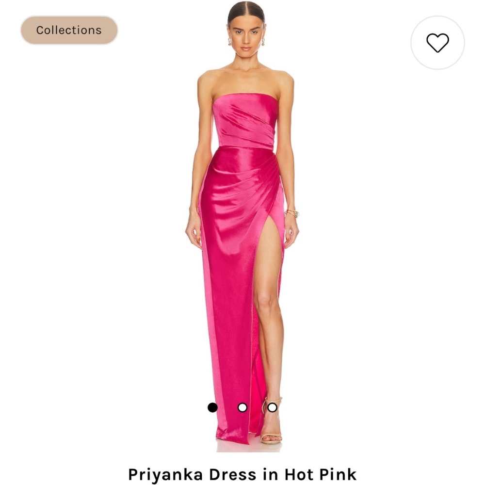 Sau Lee Priyanka dress in hot pink